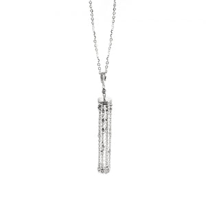 White gold Cascata pendant