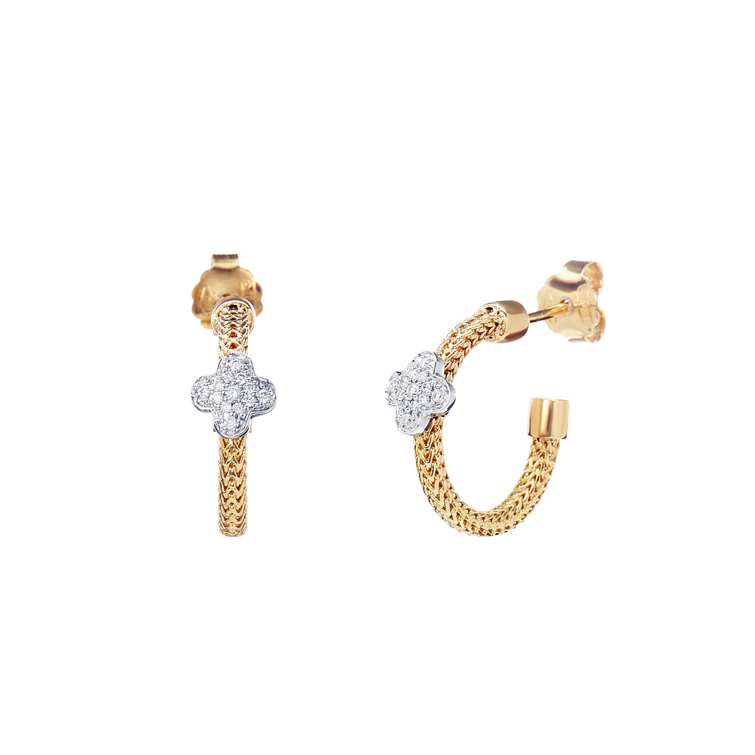 Quadrifoglio small earrings