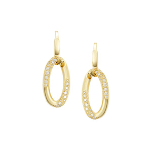 Blink pendant earrings with diamonds