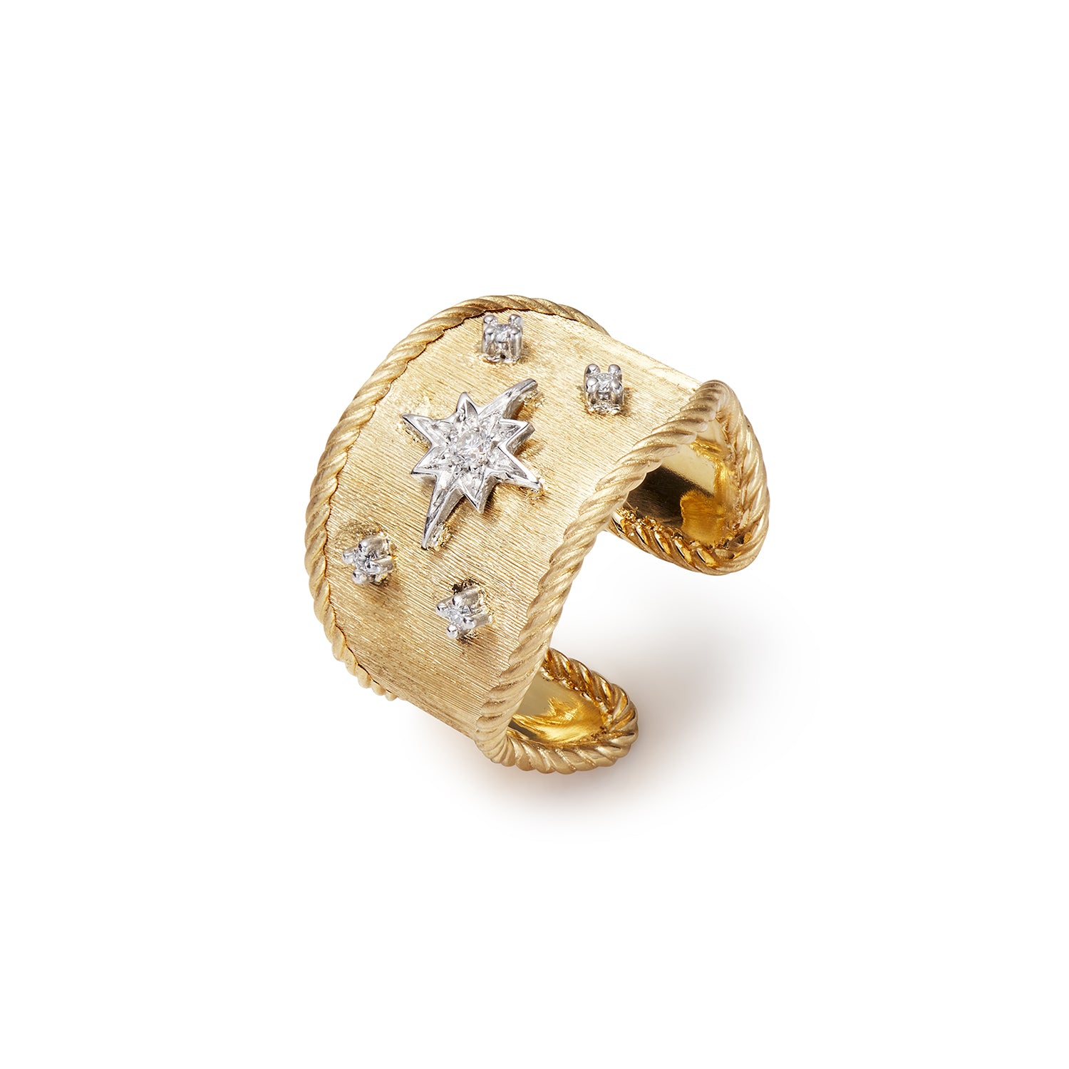 Nebu 1.6 cm ring with diamonds