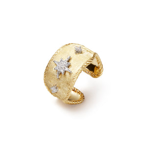 Nebu 1.3 cm ring with diamonds