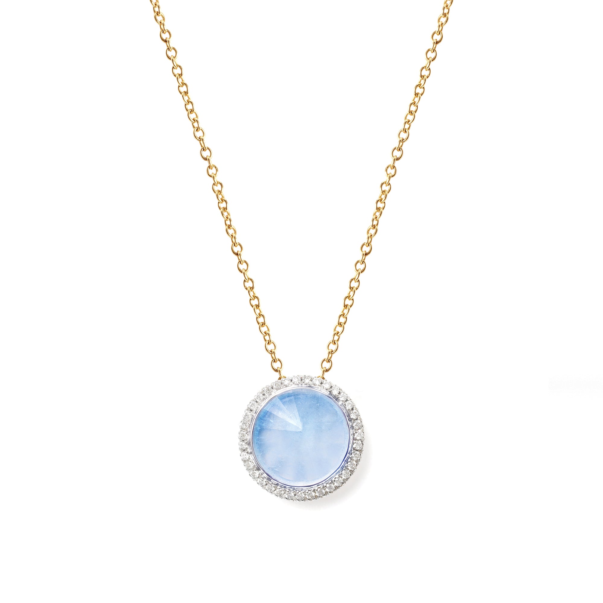 Aquamarine Cocktail Pendant Necklace