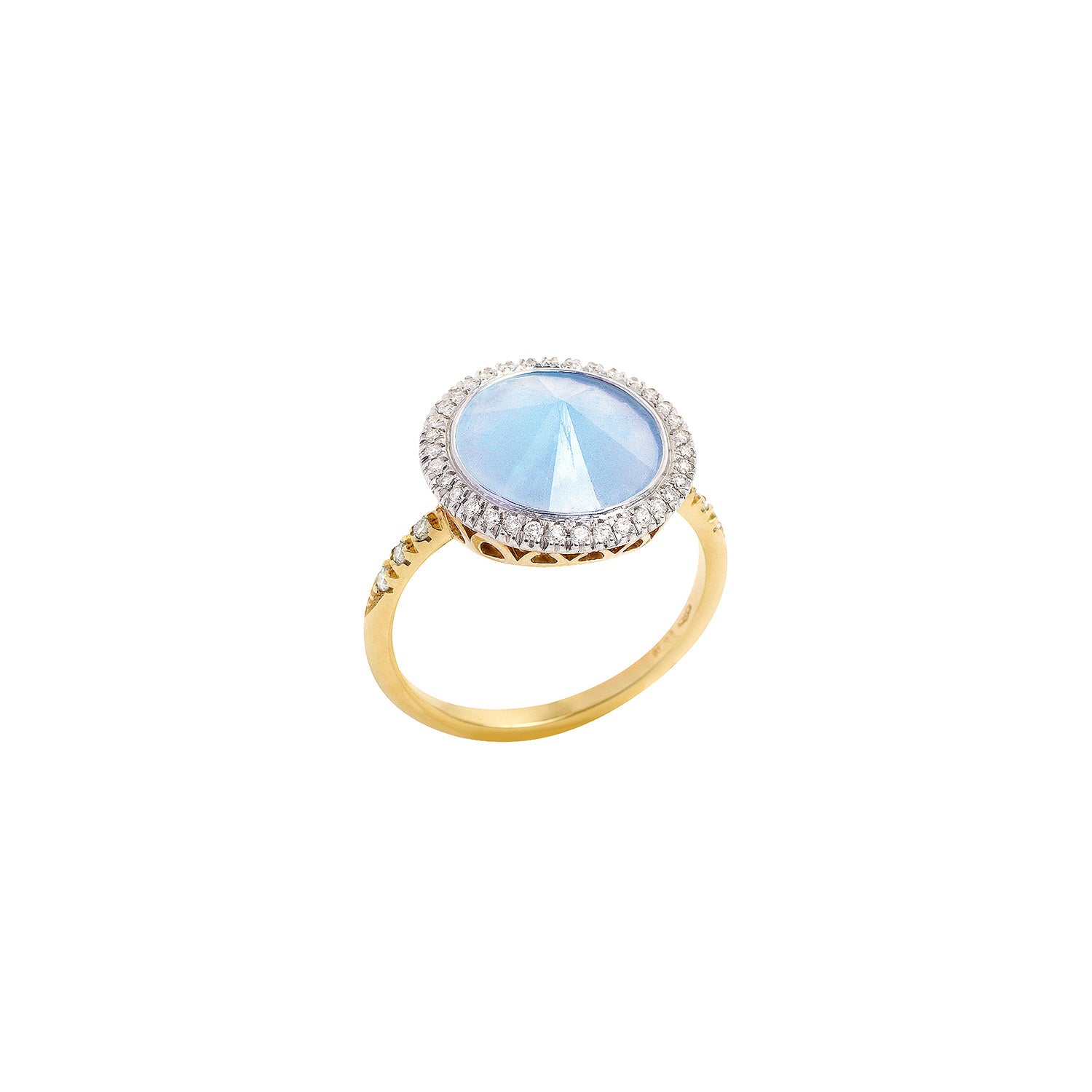 Aquamarine Cocktail Ring