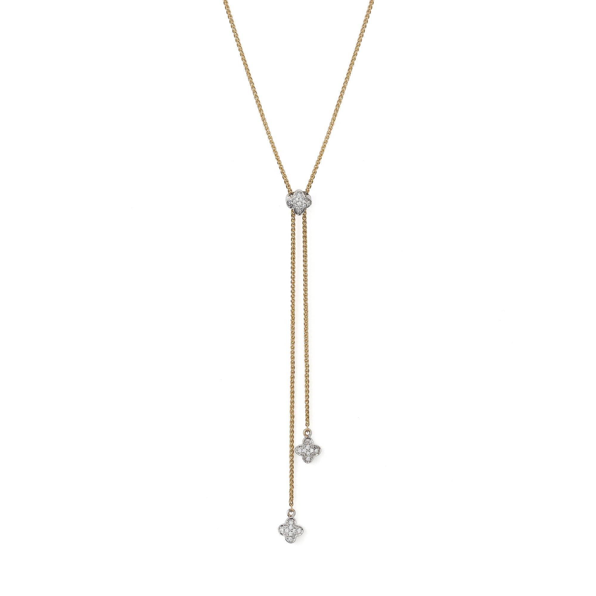 Chanel CC Diamond Shape Pendant Necklace (SHG-0SG6I9) – LuxeDH