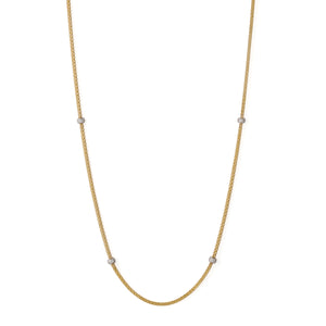 Chanel Heritage yellow gold necklace with diamonds